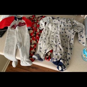 4 Fleece 6 Month Pjs